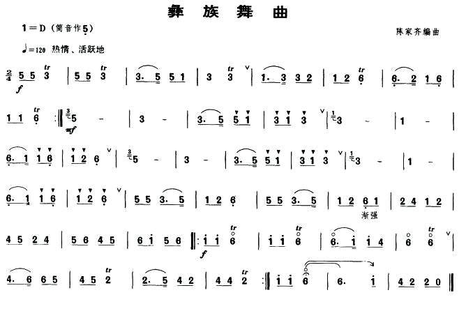午夜福利专区在线视频 彝族舞曲（唢呐谱）