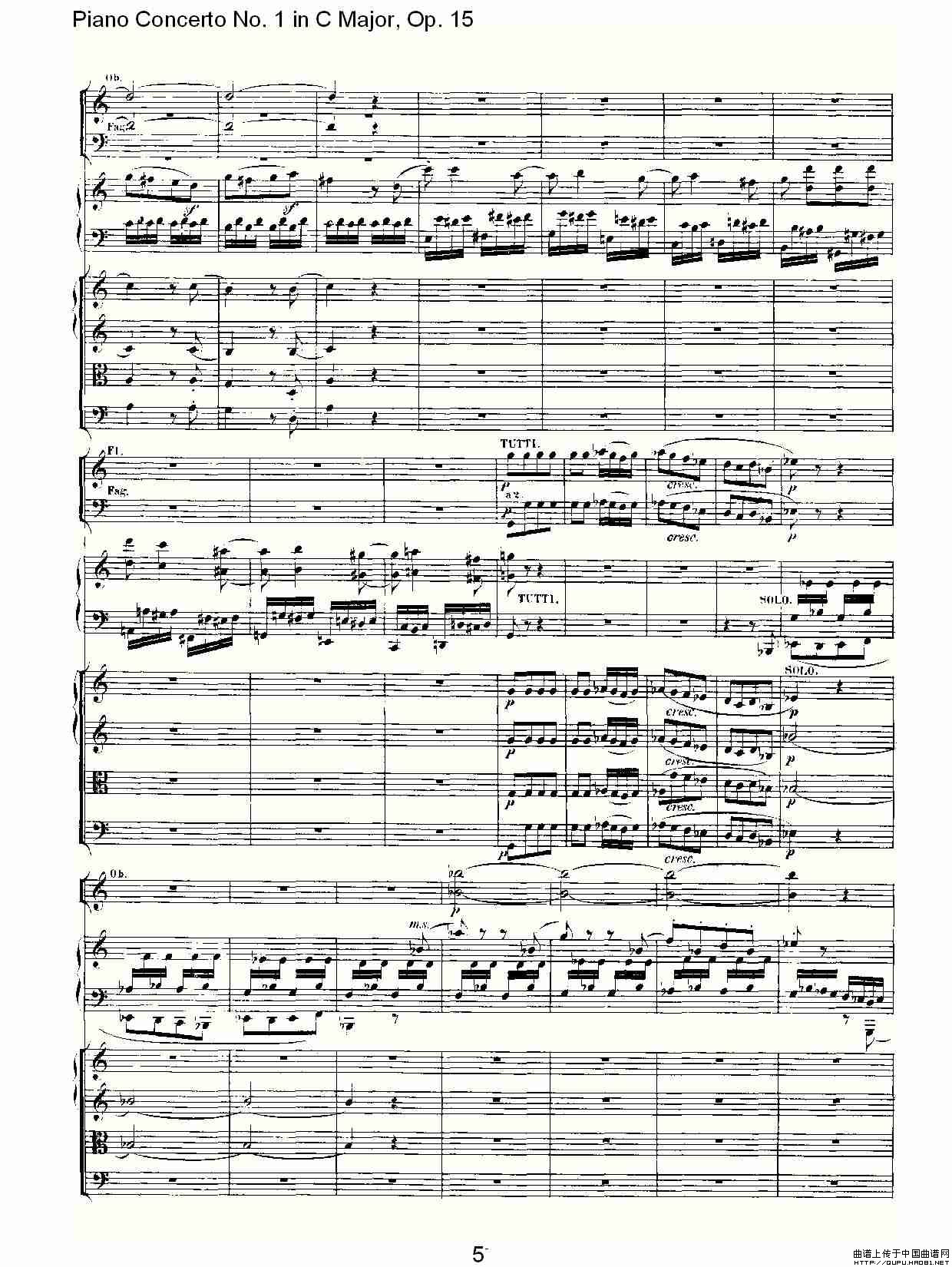 午夜男女自慰在线观看 C大调钢琴第一协奏曲 Op.15 第三乐章