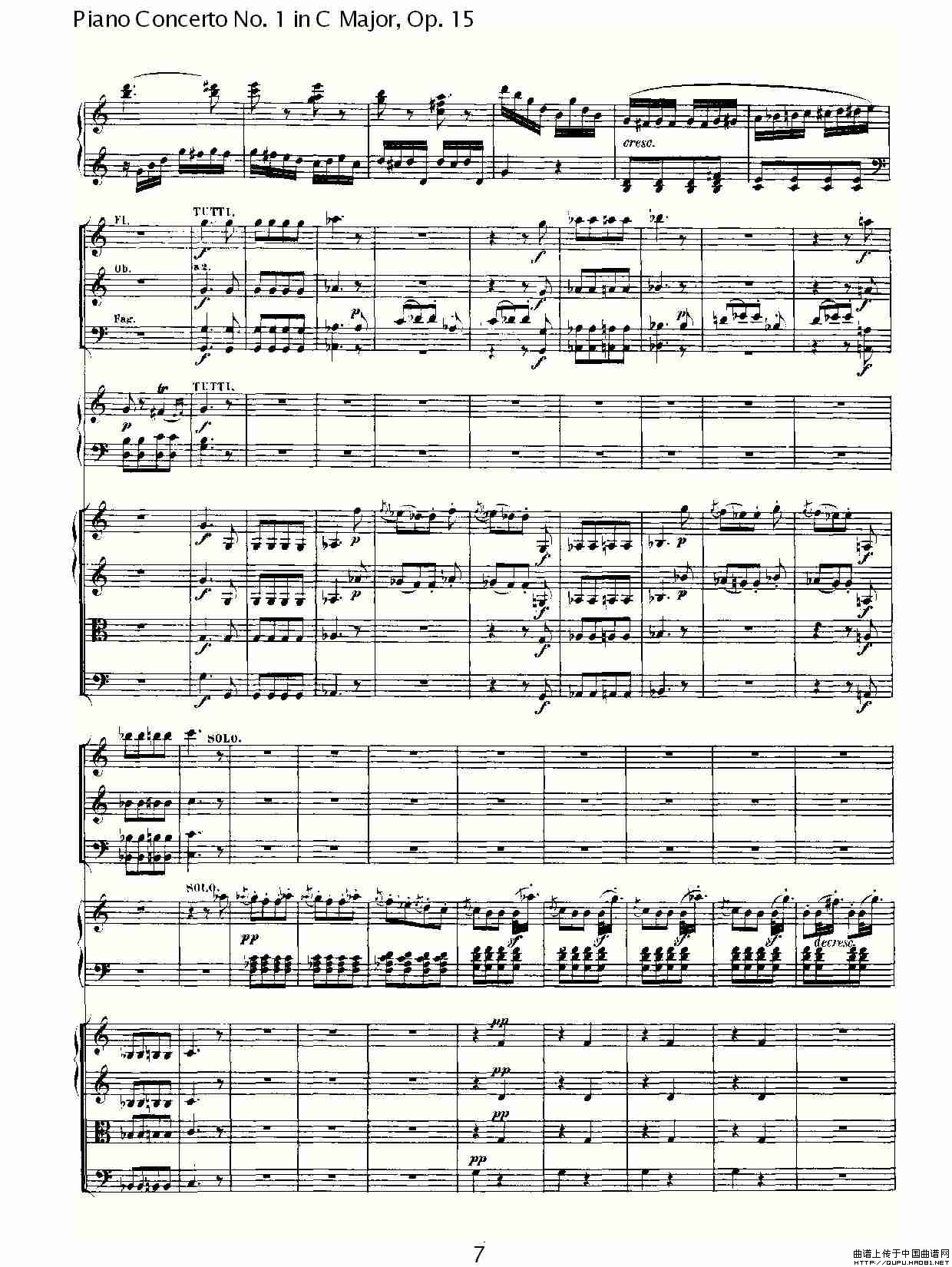 午夜男女自慰在线观看 C大调钢琴第一协奏曲 Op.15 第三乐章