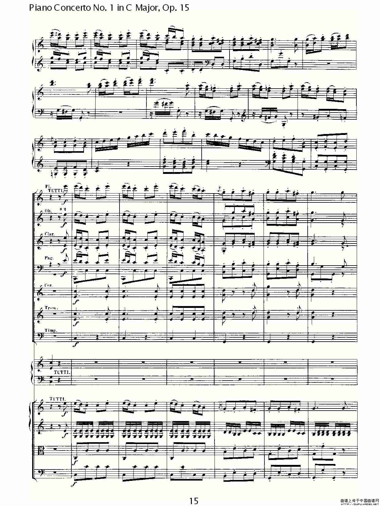 午夜男女自慰在线观看 C大调钢琴第一协奏曲 Op.15 第三乐章