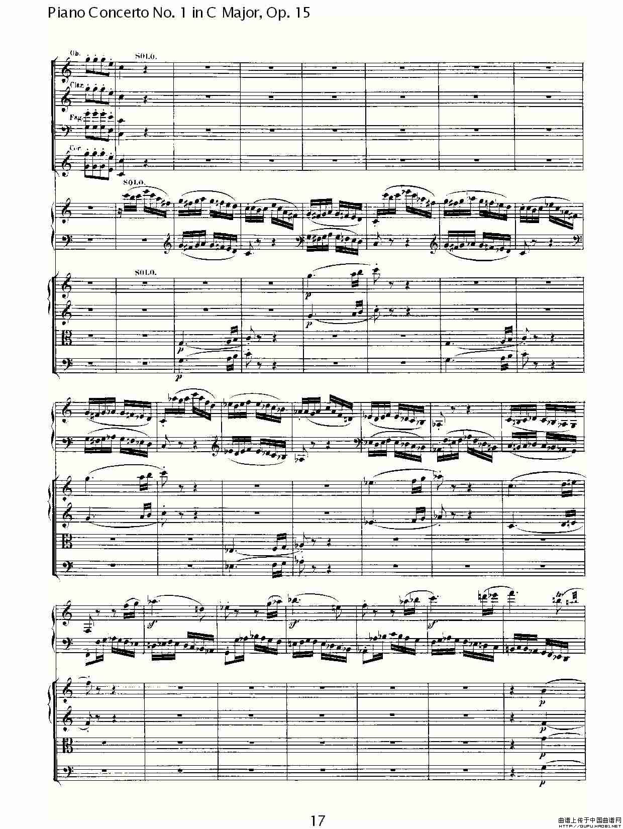 午夜男女自慰在线观看 C大调钢琴第一协奏曲 Op.15 第三乐章