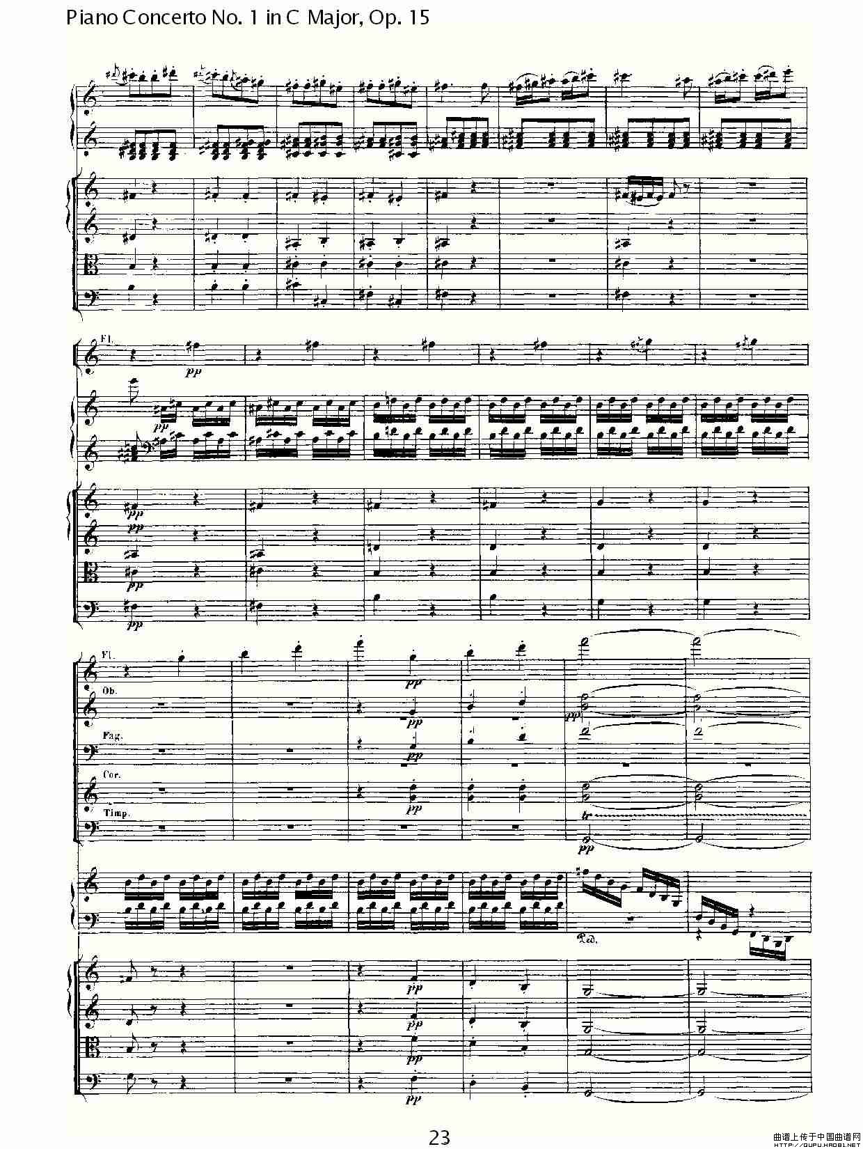 午夜男女自慰在线观看 C大调钢琴第一协奏曲 Op.15 第三乐章