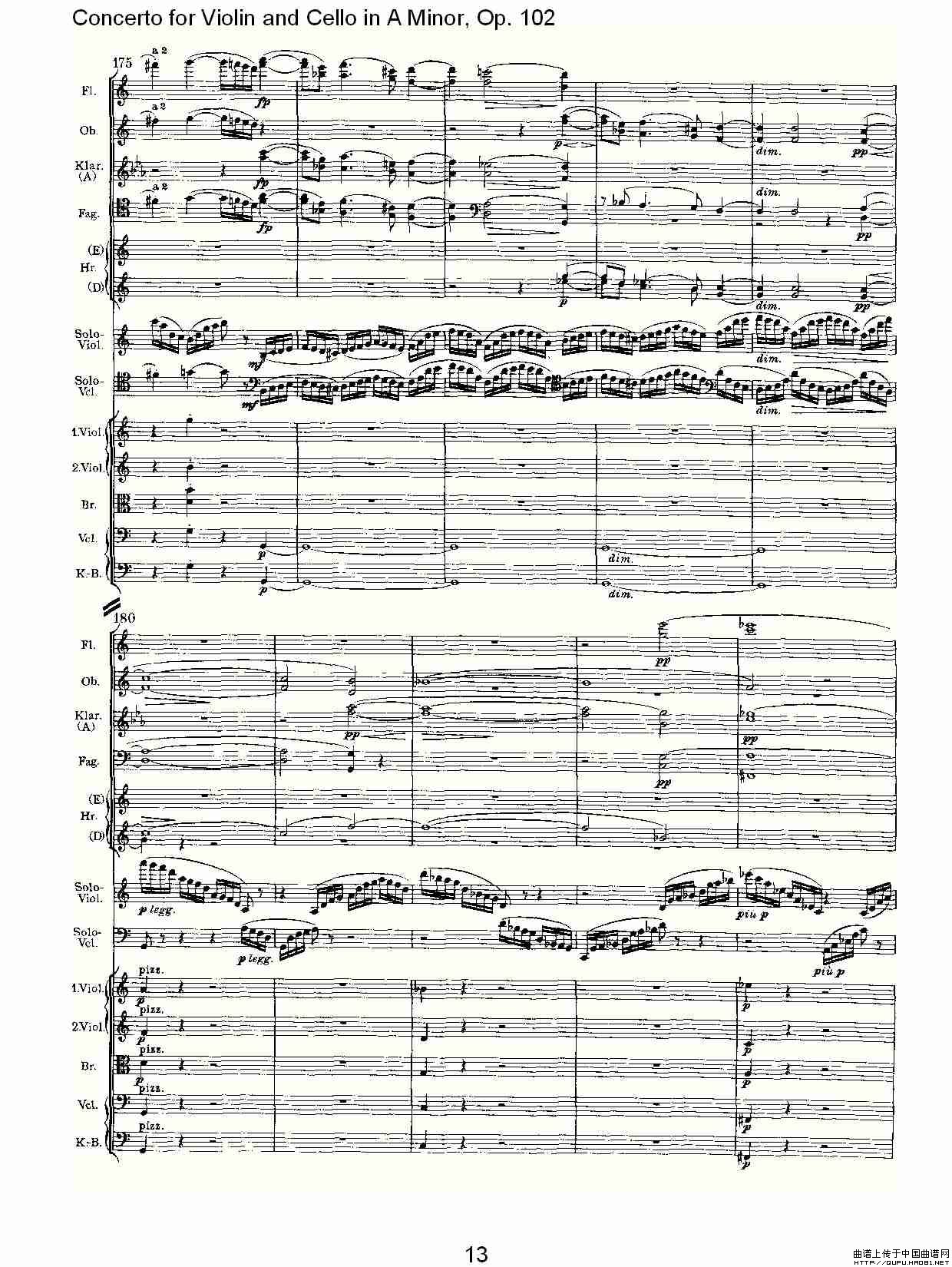 午夜福利专区在线视频 A小调小提琴与大提琴协奏曲, Op.102第一乐章