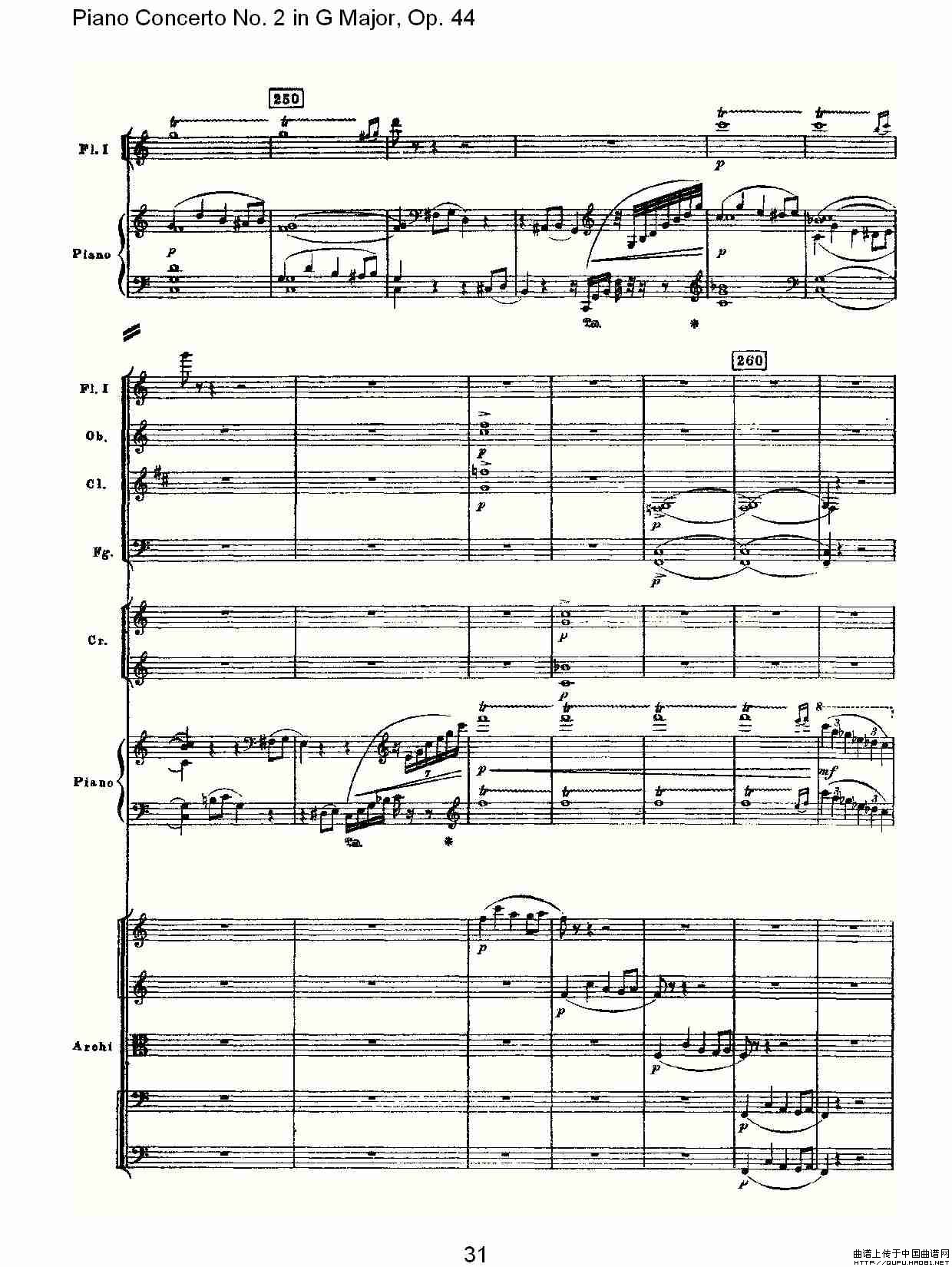 五十路の完熟豊満无码 G大调第二钢琴协奏曲, Op.44第一乐章（二）
