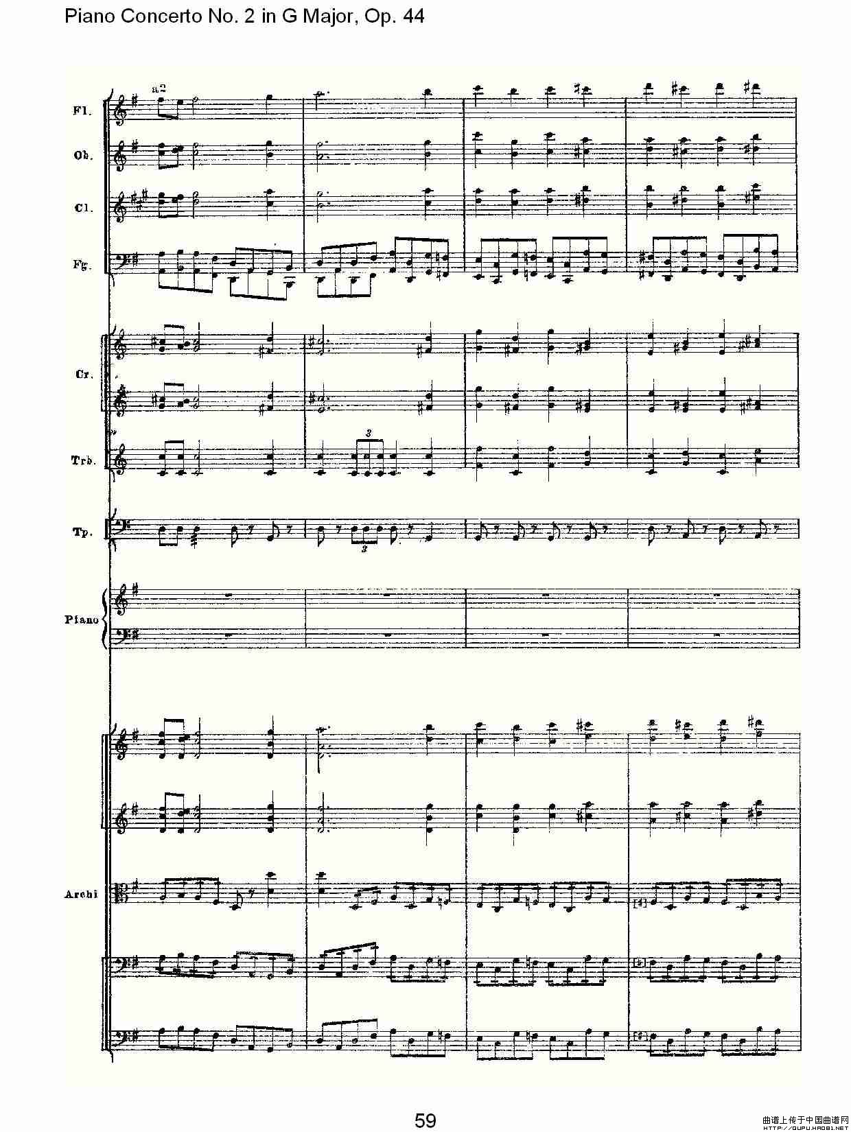 五十路の完熟豊満无码 G大调第二钢琴协奏曲, Op.44第一乐章（二）