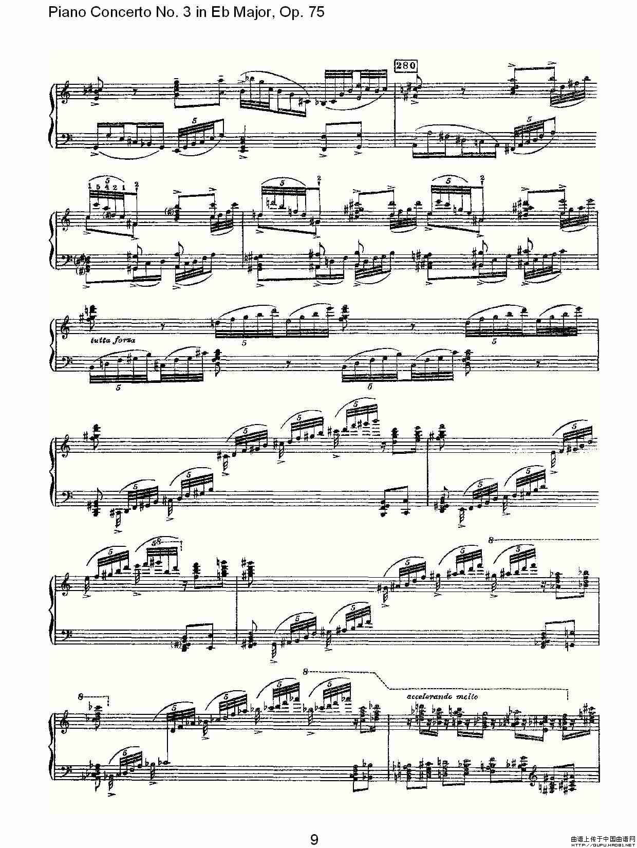 Piano Concerto No.3 in Eb Major, Op.75（Eb大调第三钢琴协奏）