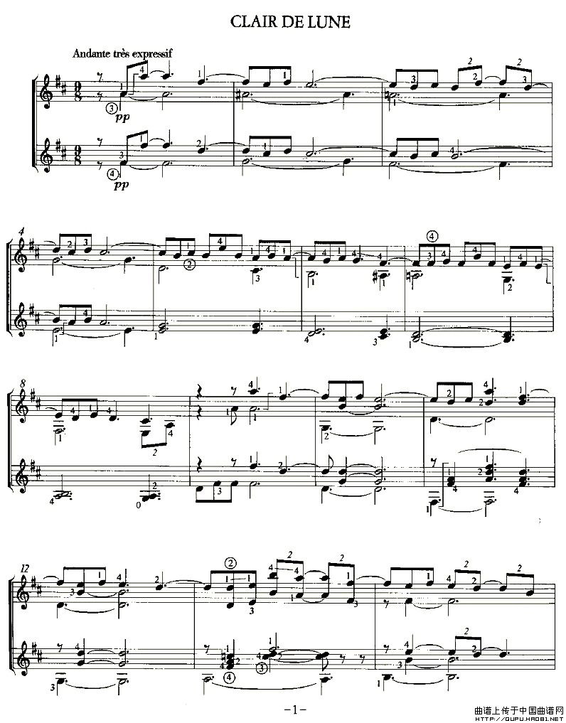 午夜男女自慰在线观看 CLAIR DE LUNE（双吉他）