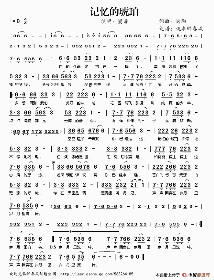 记忆的琥珀