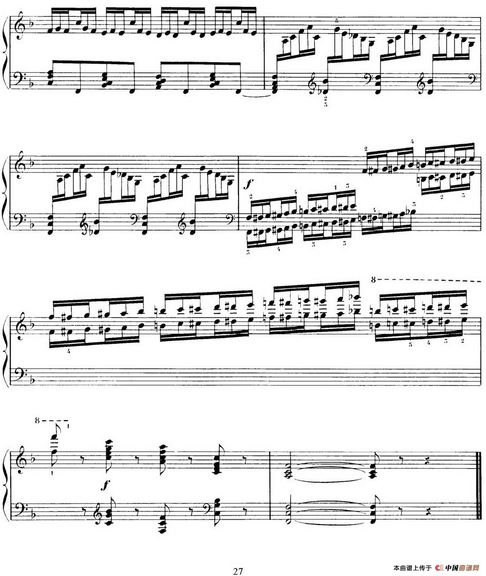 15 Etudes de Virtuosité Op.72 No.6（十五首钢琴练习曲之六）