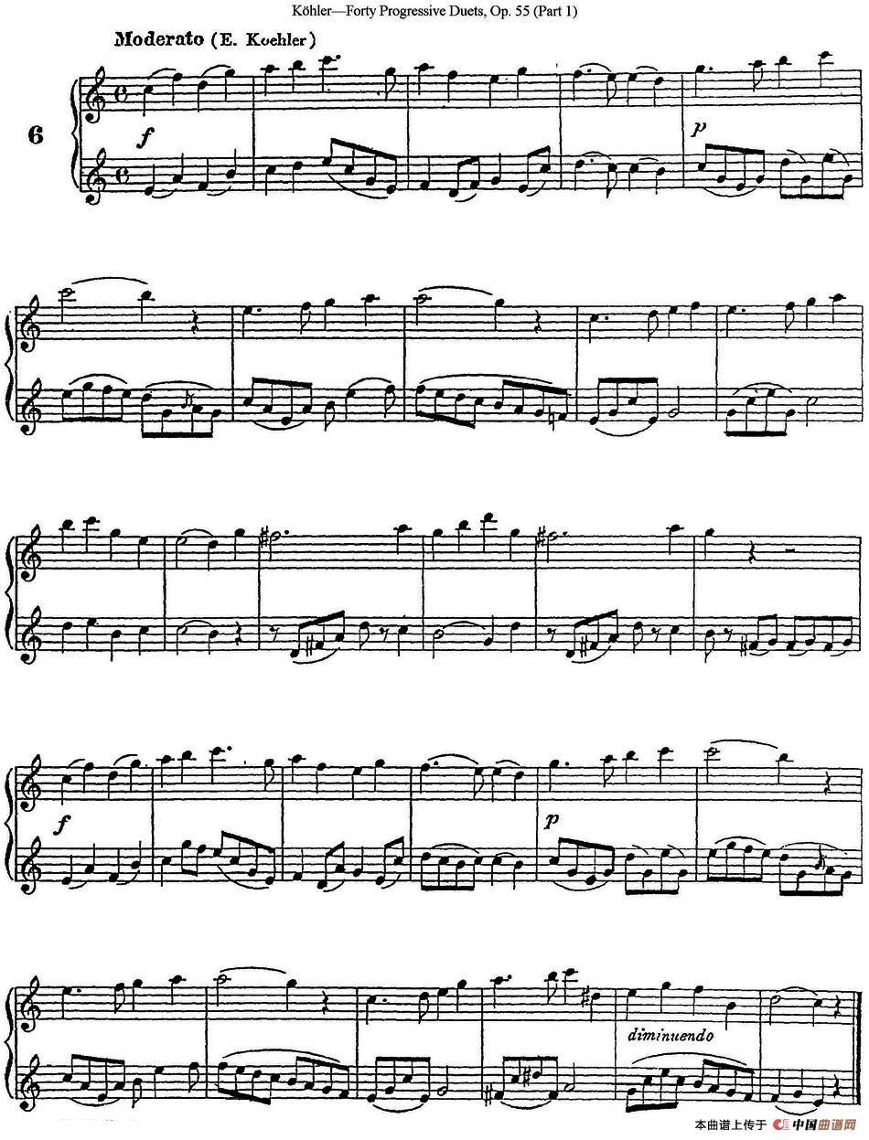 五十路の完熟豊満无码 柯勒40首长笛提高练习曲OP.55（NO.6）