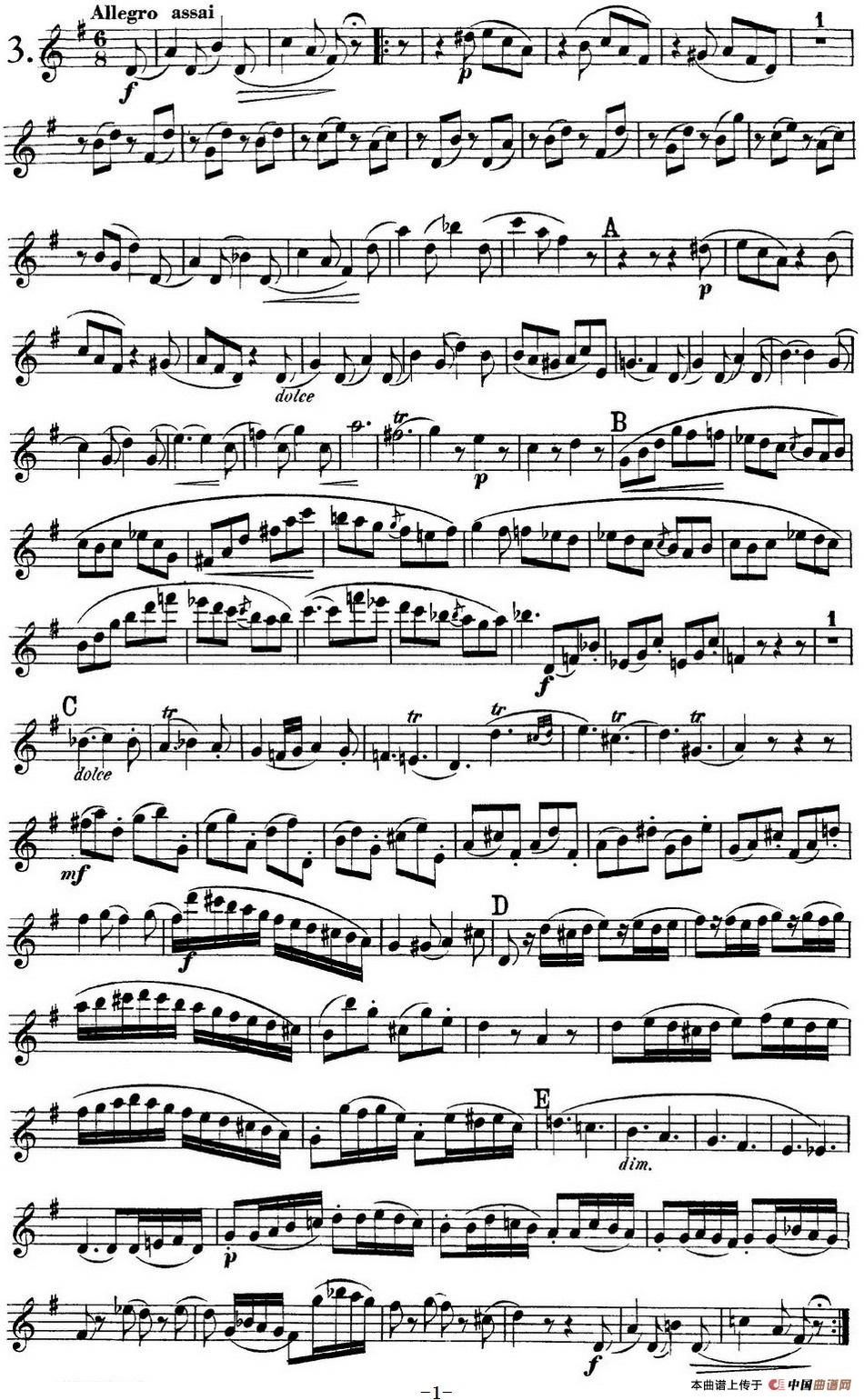 午夜男女自慰在线观看 库劳长笛二重奏练习曲Op.10——Flute 2（No.3）