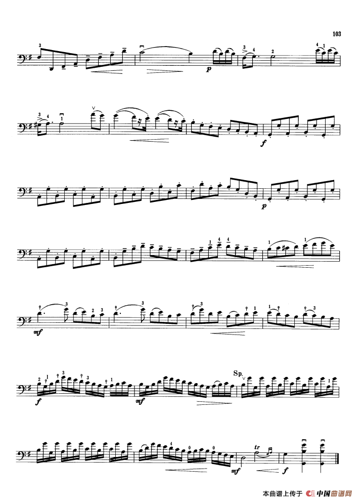 五十路の完熟豊満无码 瓦蒂尼G大调奏鸣曲 （大提琴）