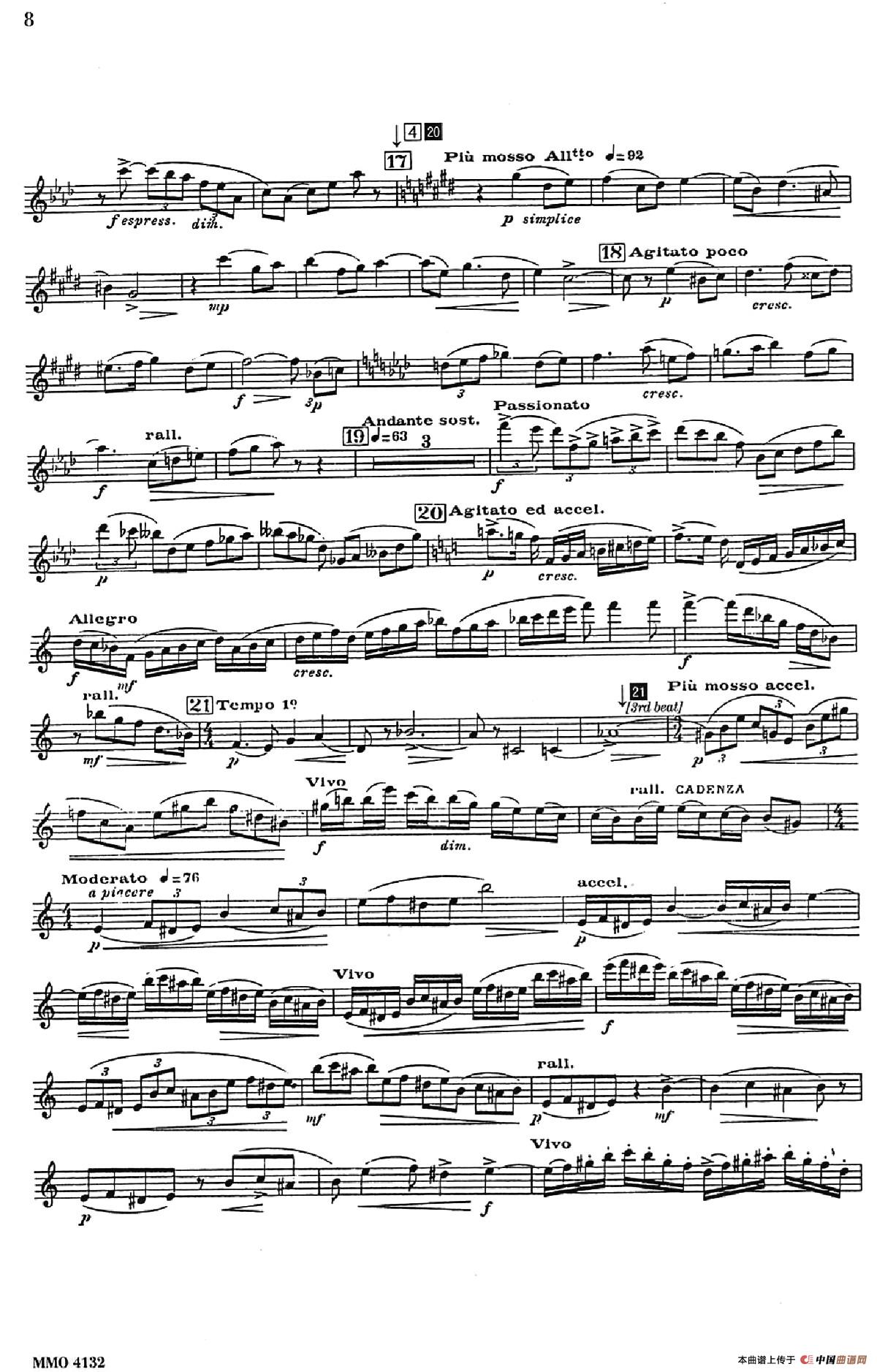 Glazunov Op.109（格拉组诺夫协奏曲Op.109）（中音萨克斯分谱）