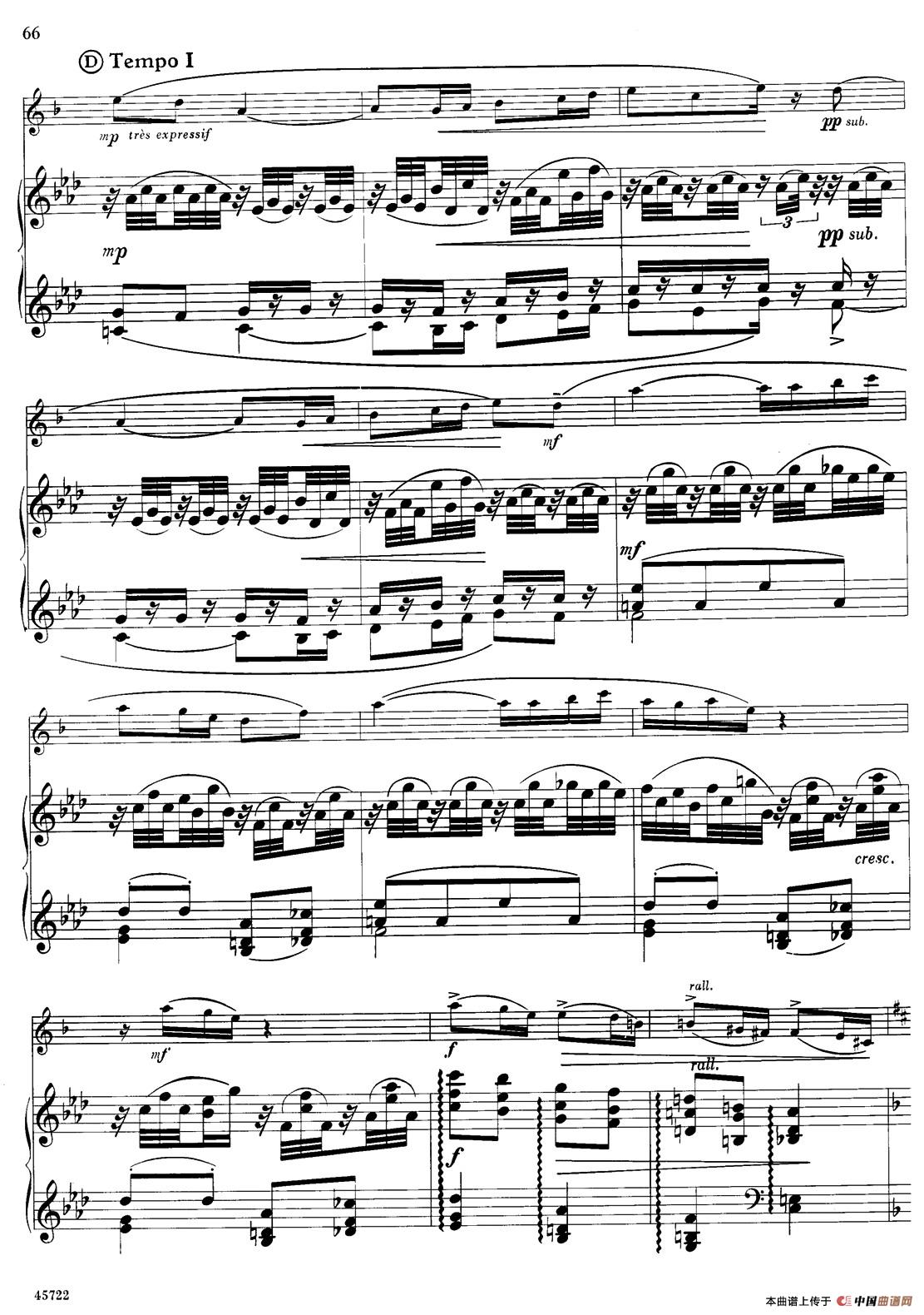 15首古典萨克斯独奏曲：14、sonatine（中音萨克斯+钢琴伴奏）