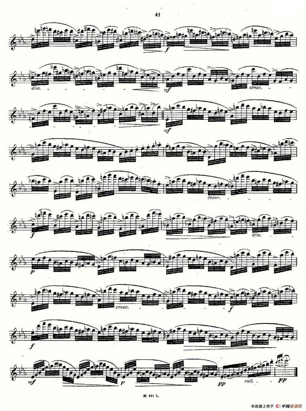 五十路の完熟豊満无码 24首长笛练习曲 Op.15 之16—20